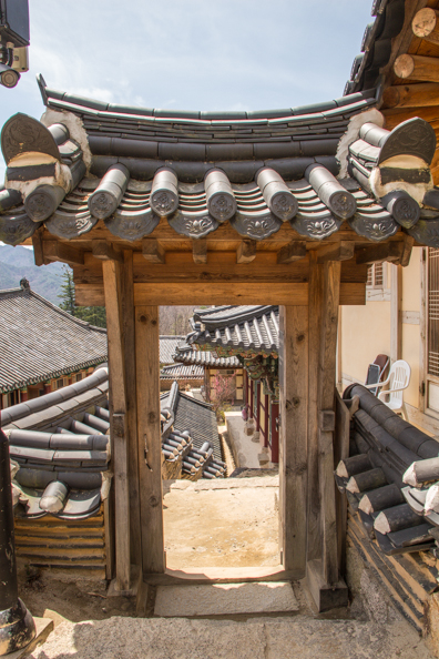 Wooden Buildings at Haeinsa Temple in South Korea